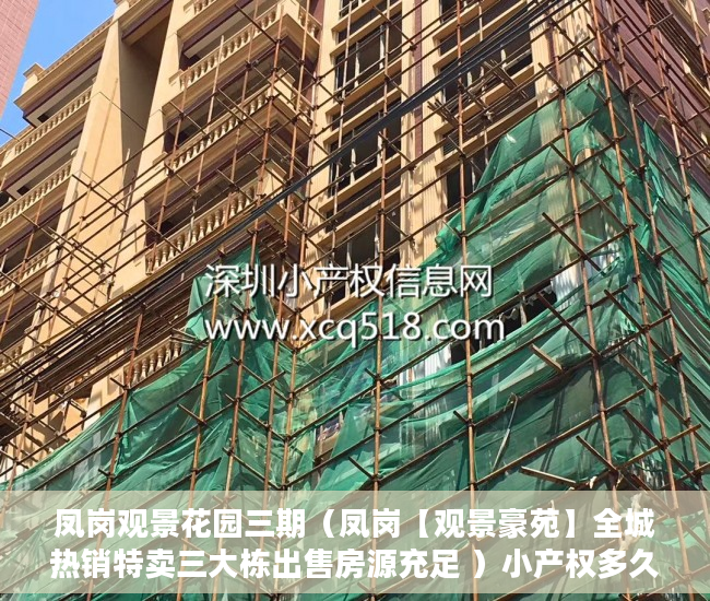 凤岗观景花园三期（凤岗【观景豪苑】全城热销特卖三大栋出售房源充足 ）小产权多久可以更名，