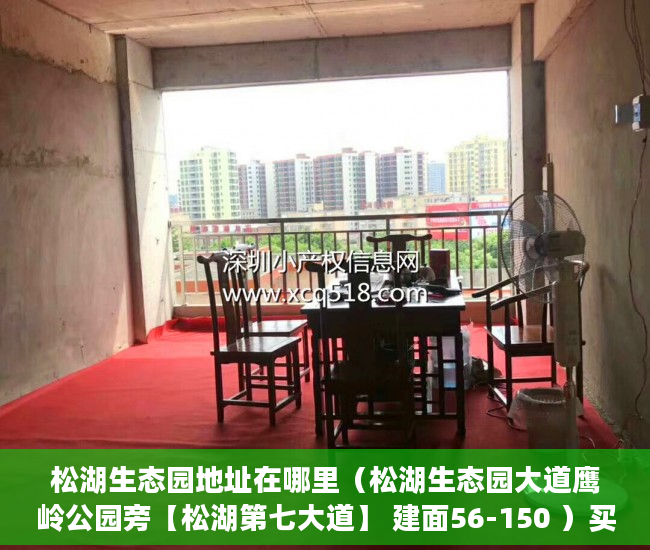 松湖生态园地址在哪里（松湖生态园大道鹰岭公园旁【松湖第七大道】 建面56-150 ）买小产权房多久的，