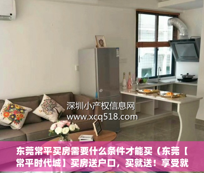 东莞常平买房需要什么条件才能买（东莞【常平时代城】买房送户口，买就送！享受就近公办 ）小产权房多久能拿房产证，