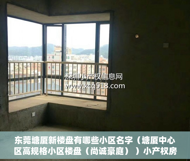 东莞塘厦新楼盘有哪些小区名字（塘厦中心区高规格小区楼盘（尚诚豪庭） ）小产权房房产证多久下来，