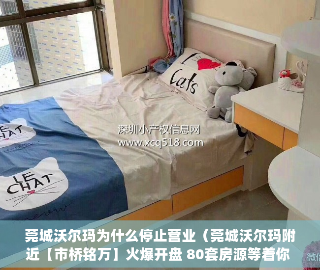 莞城沃尔玛为什么停止营业（莞城沃尔玛附近【市桥铭万】火爆开盘 80套房源等着你 ）一般小产权房产证多久能下来，