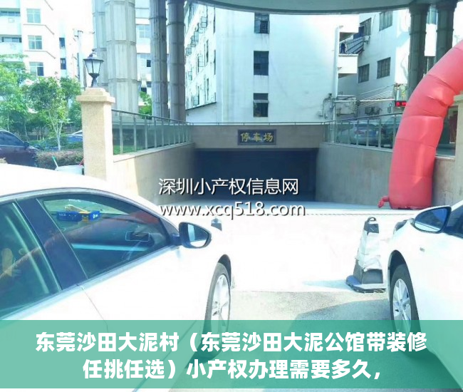 东莞沙田大泥村（东莞沙田大泥公馆带装修任挑任选）小产权办理需要多久，