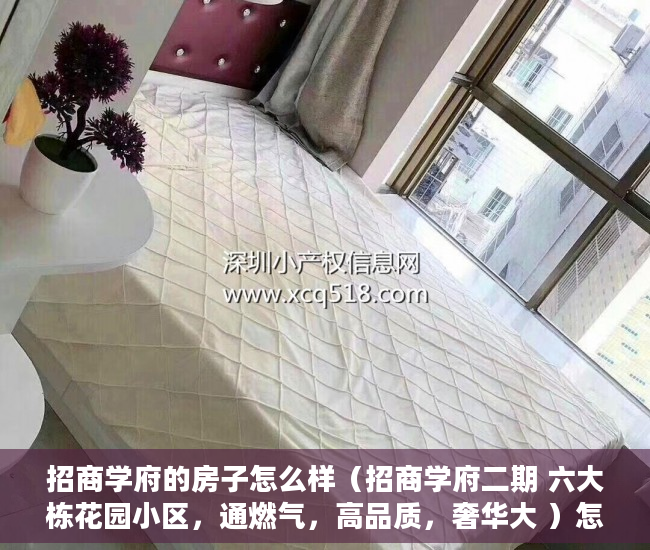 招商学府的房子怎么样（招商学府二期 六大栋花园小区，通燃气，高品质，奢华大 ）怎么区分大小产权，