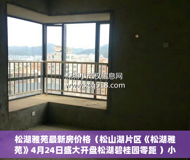 松湖雅苑最新房价格（松山湖片区《松湖雅苑》4月24日盛大开盘松湖碧桂园零距 ）小产权房多久可以恢复正常，