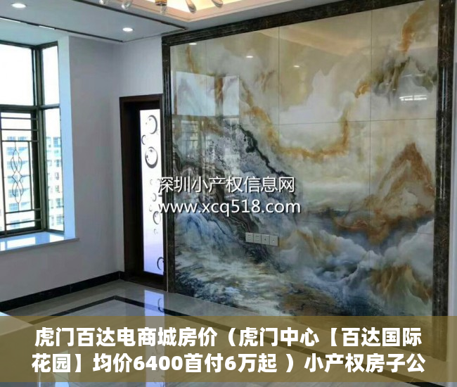虎门百达电商城房价（虎门中心【百达国际花园】均价6400首付6万起 ）小产权房子公证要多久，