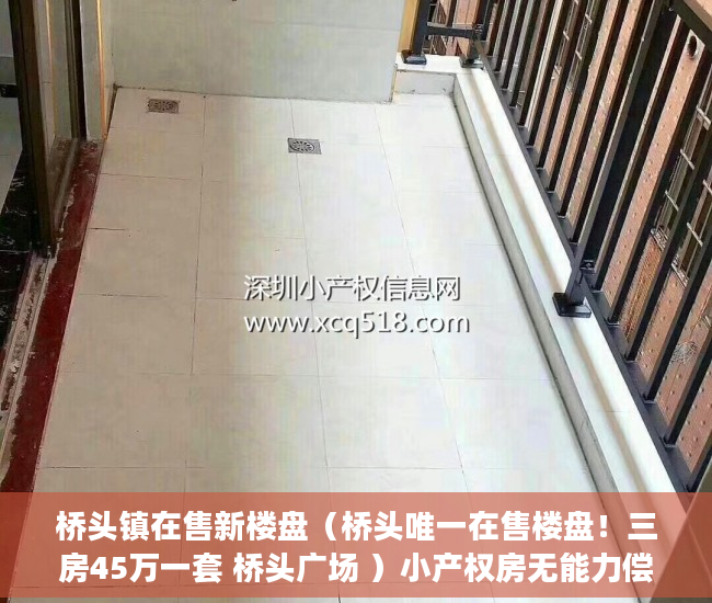 桥头镇在售新楼盘（桥头唯一在售楼盘！三房45万一套 桥头广场 ）小产权房无能力偿还债务怎么办，