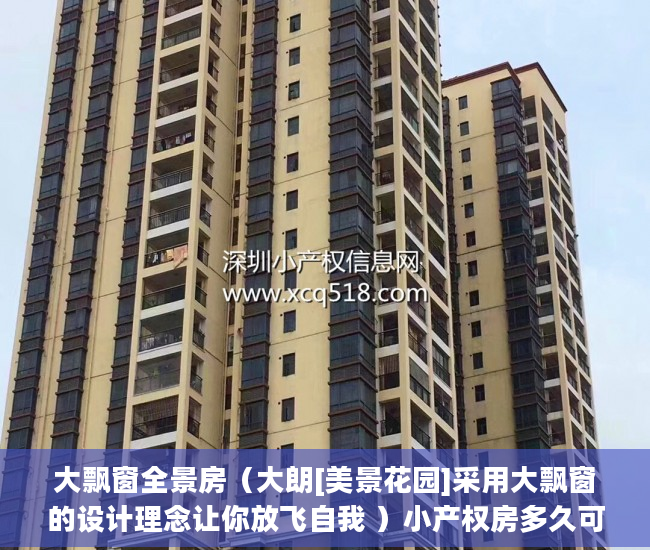 大飘窗全景房（大朗[美景花园]采用大飘窗的设计理念让你放飞自我 ）小产权房多久可以过户，