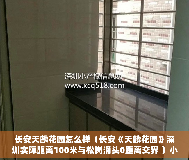 长安天麟花园怎么样（长安《天麟花园》深圳实际距离100米与松岗涌头0距离交界 ）小产权商铺年限多久，