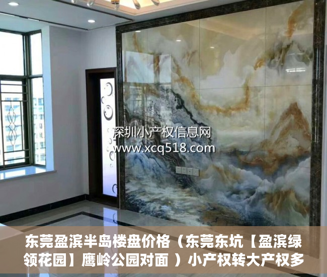 东莞盈滨半岛楼盘价格（东莞东坑【盈滨绿领花园】鹰岭公园对面 ）小产权转大产权多久可以下来，