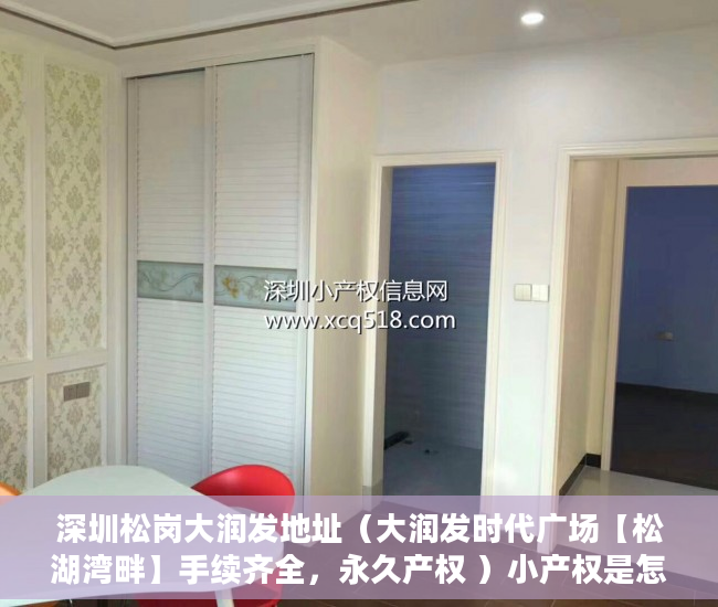 深圳松岗大润发地址（大润发时代广场【松湖湾畔】手续齐全，永久产权 ）小产权是怎么分期的，
