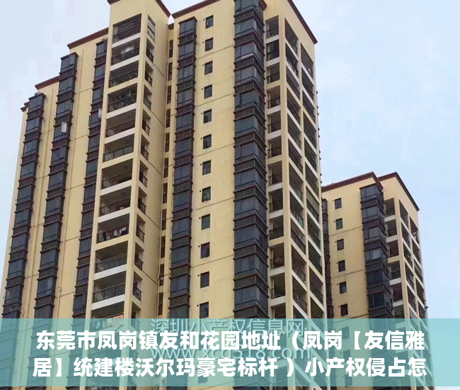 东莞市凤岗镇友和花园地址（凤岗【友信雅居】统建楼沃尔玛豪宅标杆 ）小产权侵占怎么办，