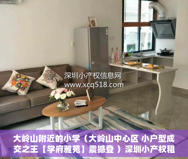 大岭山附近的小学（大岭山中心区 小户型成交之王【学府雅苑】震撼登 ）深圳小产权租赁税需要交多久，