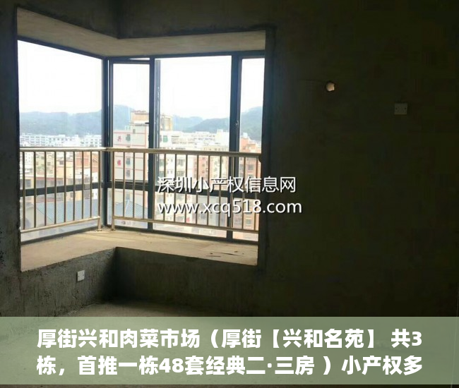 厚街兴和肉菜市场（厚街【兴和名苑】 共3栋，首推一栋48套经典二·三房 ）小产权多久1463796Z空间，