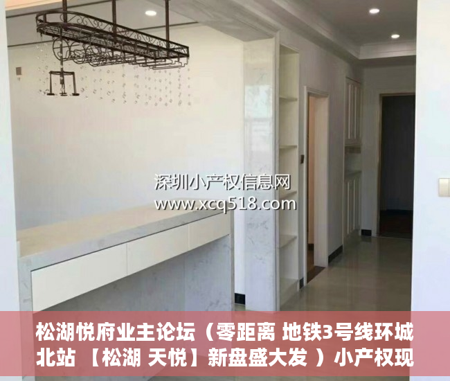松湖悦府业主论坛（零距离 地铁3号线环城北站 【松湖 天悦】新盘盛大发 ）小产权现房交付时间是多久，