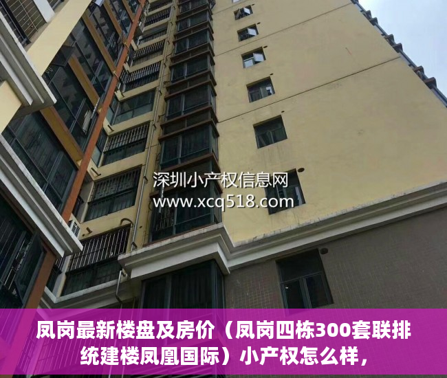 凤岗最新楼盘及房价（凤岗四栋300套联排统建楼凤凰国际）小产权怎么样，