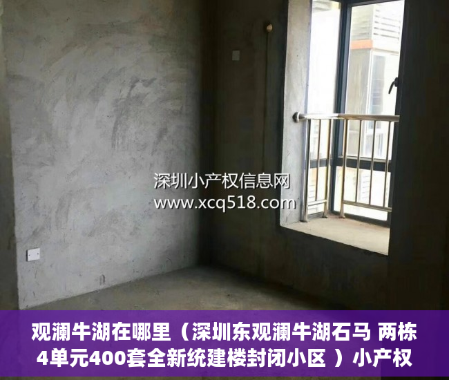 观澜牛湖在哪里（深圳东观澜牛湖石马 两栋4单元400套全新统建楼封闭小区 ）小产权房屋公证后管多久，