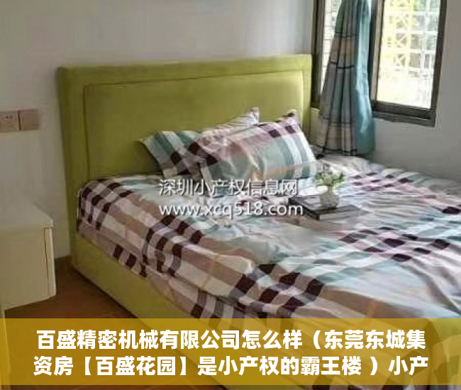 百盛精密机械有限公司怎么样（东莞东城集资房【百盛花园】是小产权的霸王楼 ）小产权怎么上学，