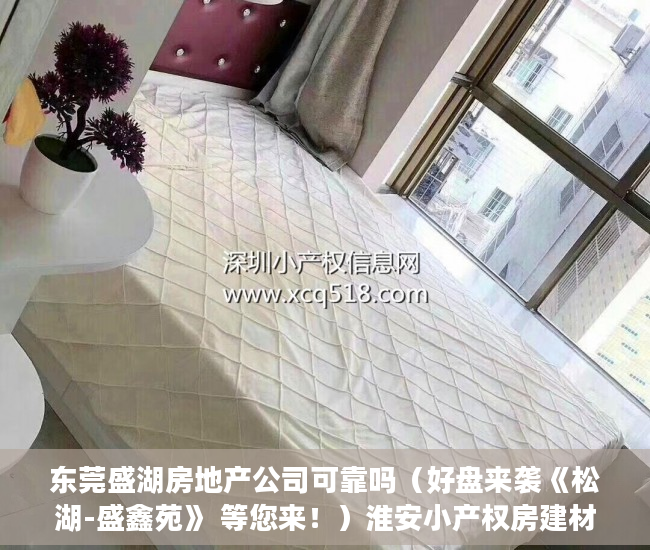 东莞盛湖房地产公司可靠吗（好盘来袭《松湖-盛鑫苑》 等您来！）淮安小产权房建材城怎么样，