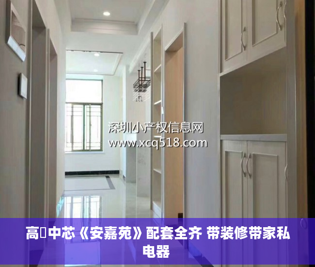 高埗中芯《安嘉苑》配套全齐 带装修带家私电器 